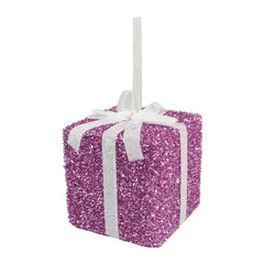 Davies Products Tinsel Gift 15cm White