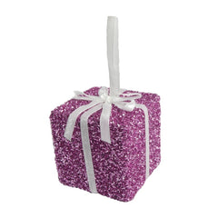 Davies Products Tinsel Gift 15cm White