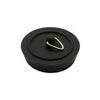Securit Black Bath Plug 45mm