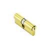 Securit Brass Euro Cylinder 40 x 40mm Pack of 5