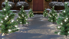 Premier Tree Path Lights 40cm 6 Piece 15 White LEDs