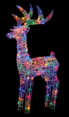 Premier Multi Action Lit Reindeer 1.15m 160 Multi Coloured LEDs