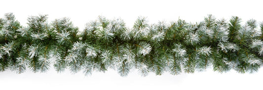 Premier Snow Tips Garland 2.7m