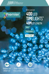 Premier 400 LED Multi Action Battery Operated TIMELIGHTS™ Blue/Green