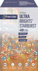 Premier Multi Action Starburst Stringlight Multi-coloured 400 LEDs
