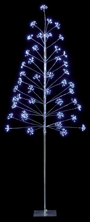 Premier 570 LED Multi Bright Tree Silver 1.5m
