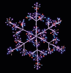 Premier Snowflake 300 Rainbow LEDs 40cm
