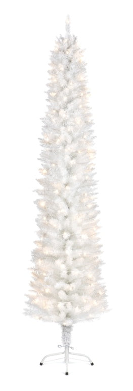Premier Prelit White Pencil Pine e 2m Warm Whit