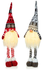 Premier Standing Gnome LED Red Black White 50cm Battery Operated