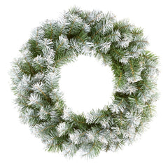 Premier Snow Tipped Wreath 50cm