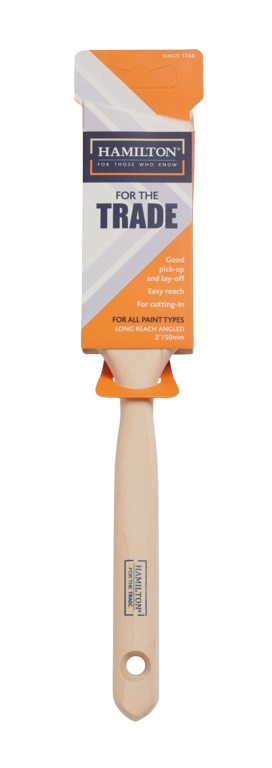 Hamilton For The Trade Long Handled Angled Brush 2"