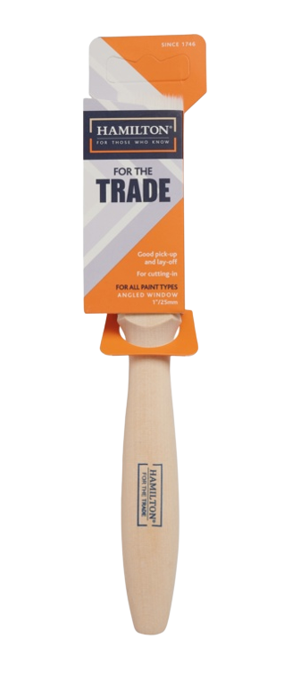 Hamilton For The Trade Angled Window Brush 1"