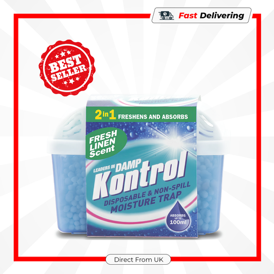 Kontrol Mini Moisture Dehumidifier Linen Wardrobe Cupboard Damp Control