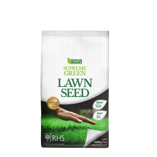 Empathy RHS Supreme Green Lawn Seed 3kg