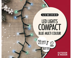 Lumineo 750 LED Compact Christmas Lights Warm White Classic White Indoor Outdoor
