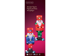 Lumineo 60 LED Nutcracker 40cm Cool White