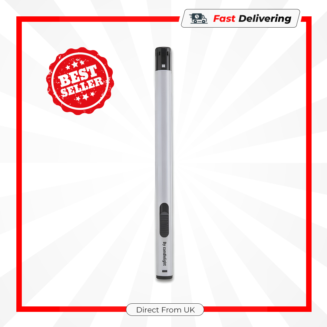 Lumiere Refillable Candle Lighter Long Reach Windproof Flame for Home Use