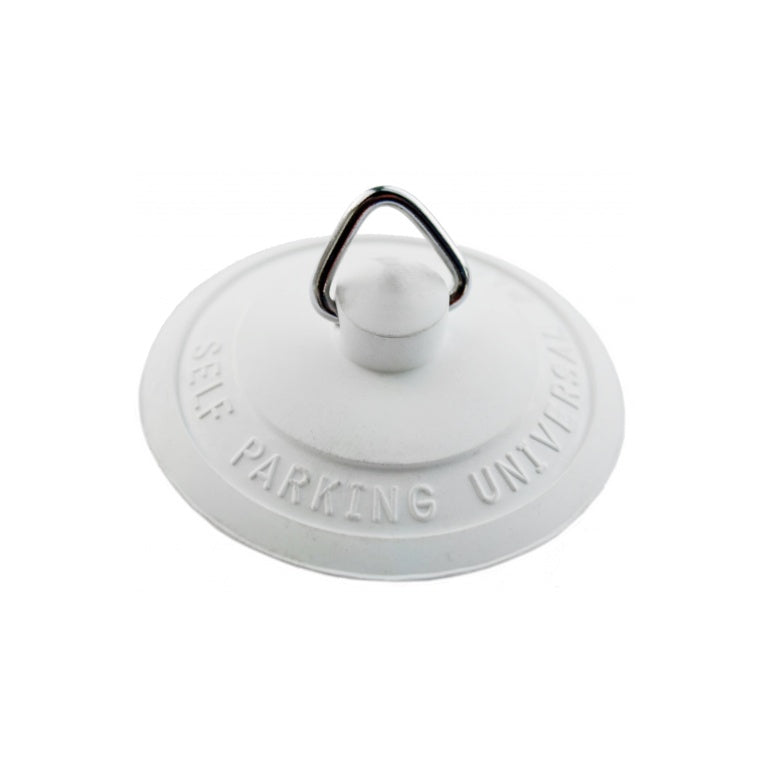 Securplumb Park Bath Plug White Rubber