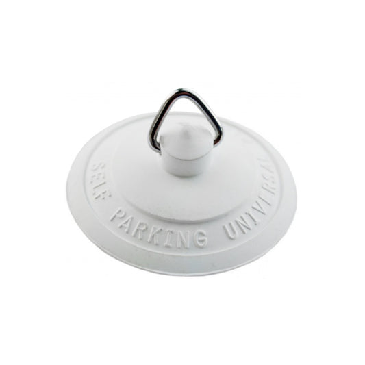 Securplumb Park Bath Plug White Rubber