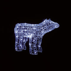 Premier Soft Acrylic Polar Bear 90cm 80 LEDs