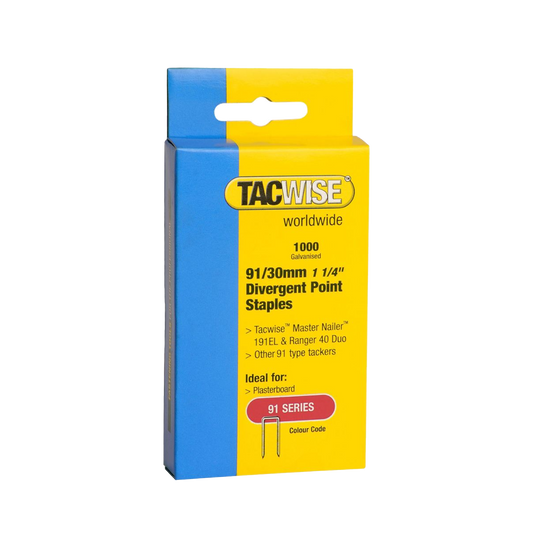 Tacwise Tacker Staples (91) 30mm