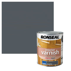 Ronseal Interior Varnish Satin 750ml Graphite