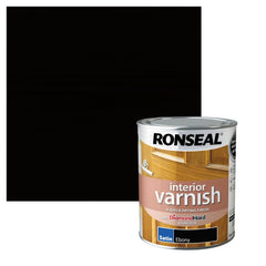 Ronseal Interior Varnish Satin 750ml Graphite