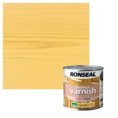 Ronseal Interior Varnish Matt 250ml Light Oak