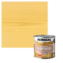 Ronseal Interior Varnish Gloss 250ml Ebony