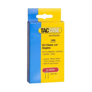 Tacwise Tacker Staples (91) 15mm