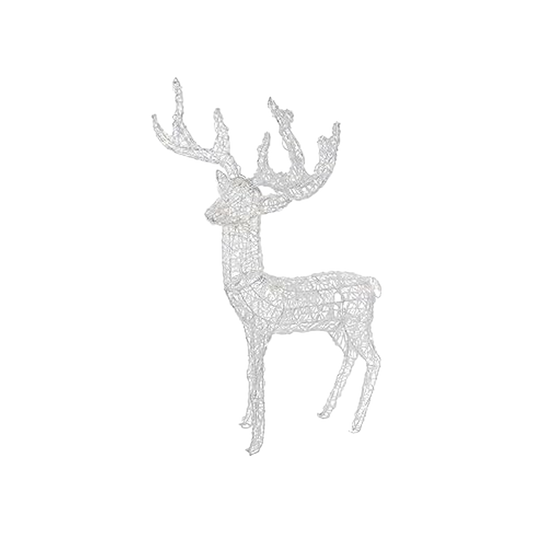 Kaemingk LED Outdoor Acrylic Reindeer 90cm Warm White