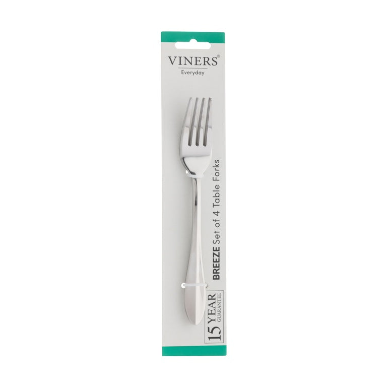 Viners Everyday Breeze Table Fork Pack 4