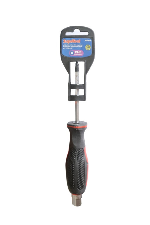 SupaTool Cross Head Screwdriver No 1 75mm