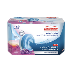 UniBond Aero 360 Lavender Garden Refills 4 Pack