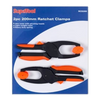 SupaTool Ratchet Clamps 2 x 200mm