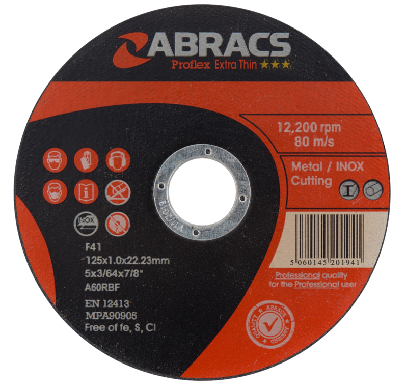 Abracs Proflex Extra Thin Cutting Disc 125mm