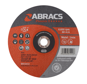 Abracs Phoenix II Extra Thin Cutting Disc 230mm x 22mm