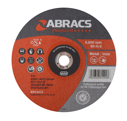 Abracs Phoenix II Extra Thin Cutting Disc 230mm x 22mm