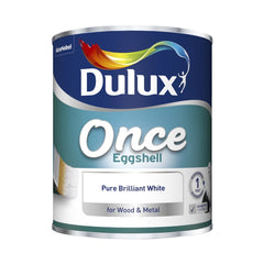 Dulux Once Eggshell 750ml PBW