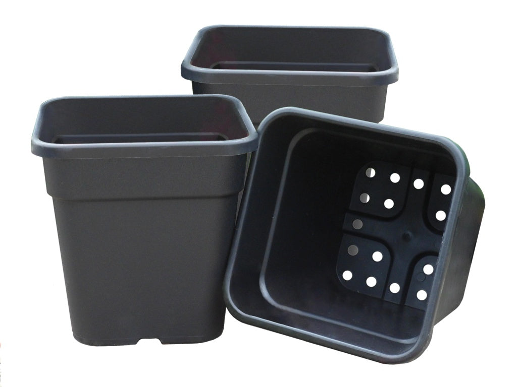 Garland 25cm Square Tomato Pots Pack 3
