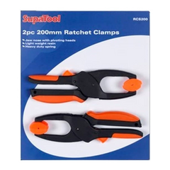 SupaTool Ratchet Clamps 2 x 200mm