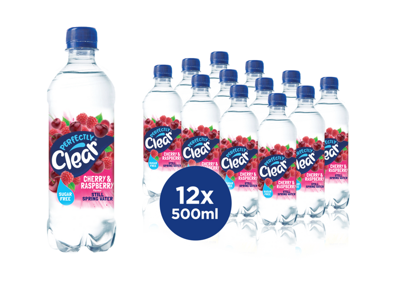 Perfectly Clear Cherry & Raspberry Water Pack 12