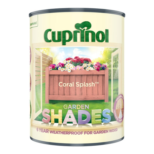 Cuprinol Garden Shades 1L Coral Splash