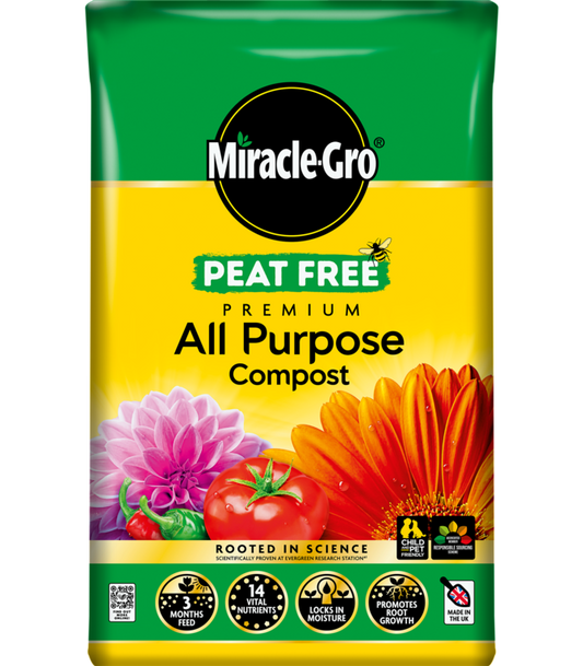 Miracle-Gro® All Purpose Peat Free Compost 50L