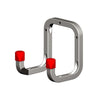 Securit Galvanised Square Double Wall Hook 90mm