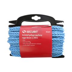 Securit Twisted Polypropylene Rope Blue 10mm x 10m