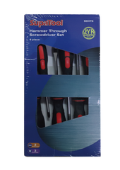 SupaTool Hammer Through Screwdriver Set 6 Piece