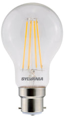 Sylvania Retro GLS Lamp Clear B22 806 Lumen Warm White