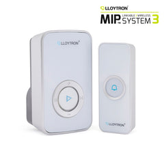 Lloytron 32 Melody Plugin Premium Door Chime Kit 200m White