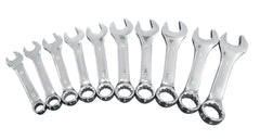 SupaTool Stubby Combination Spanner Set 10 Piece